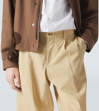 Giorgio Armani Cotton-blend straight pants