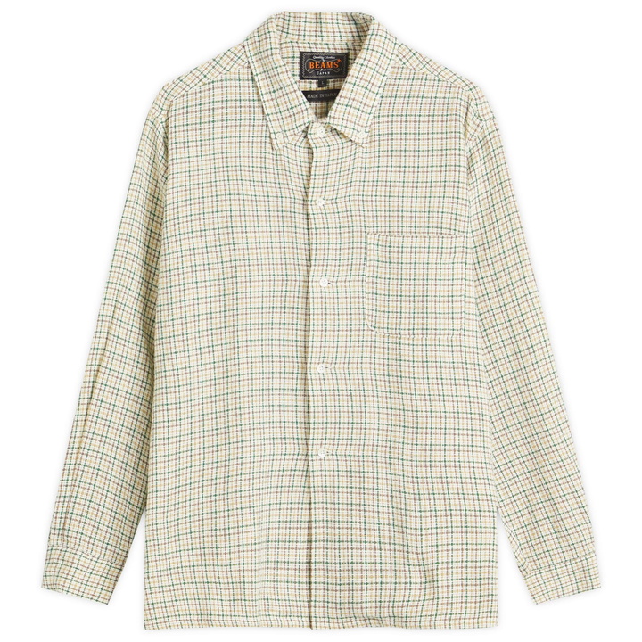 Photo: Beams Plus Men's Gunclub Mesh Button Down Shirt in White