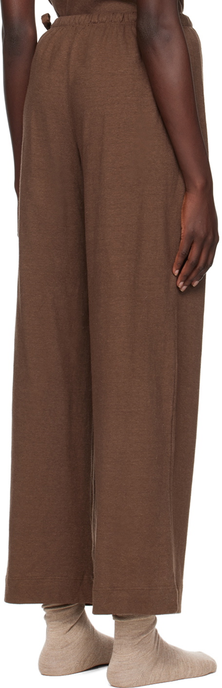 Deiji Studios Brown 'The Notes' Lounge Pants Deiji Studios