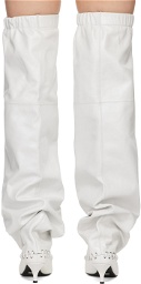 ALL-IN White Level Thigh Soft Tall Boots