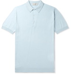 John Smedley - Adrian Slim-Fit Sea Island Cotton Polo Shirt - Blue