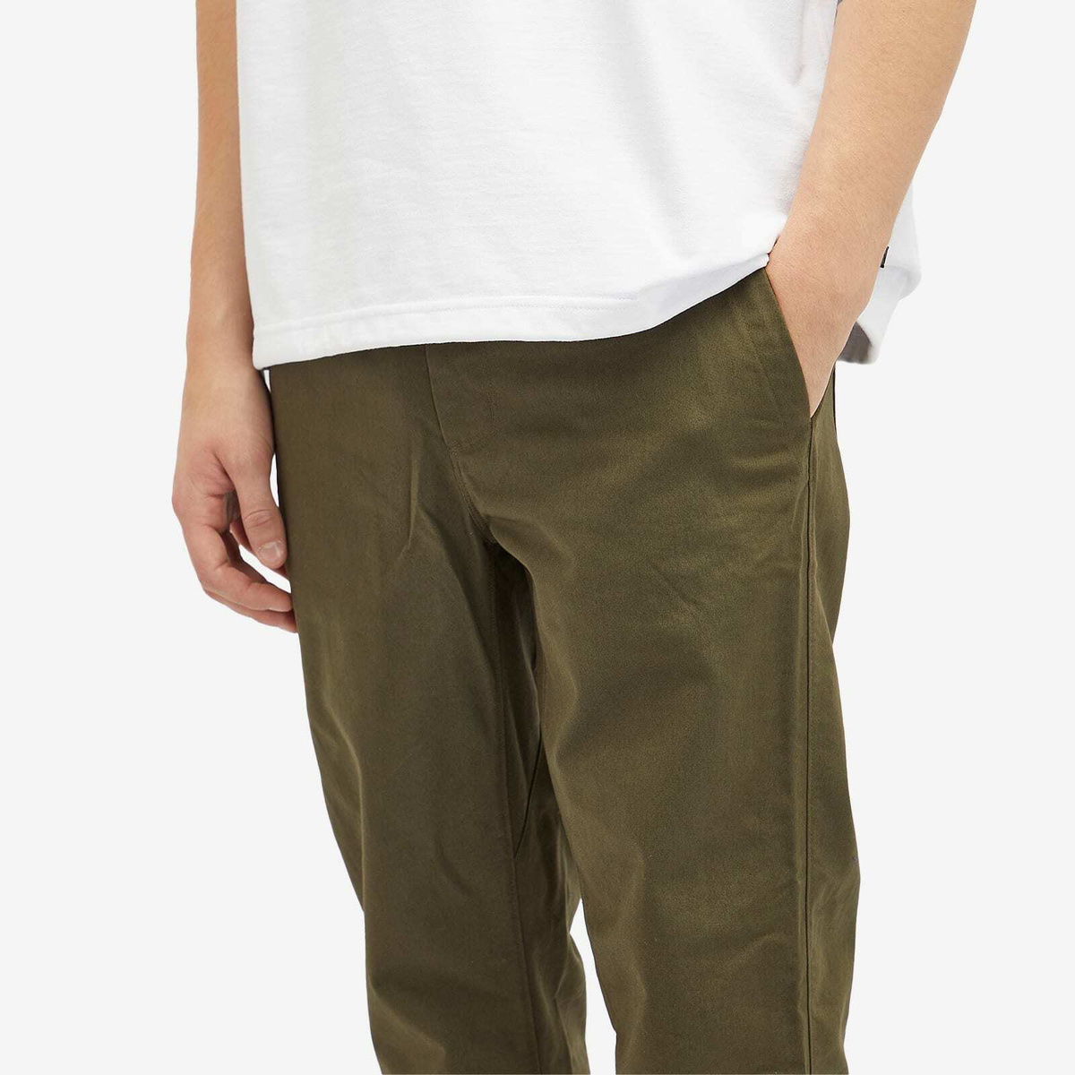 Patagonia Men's Twill Traveler Pants in Basin Green