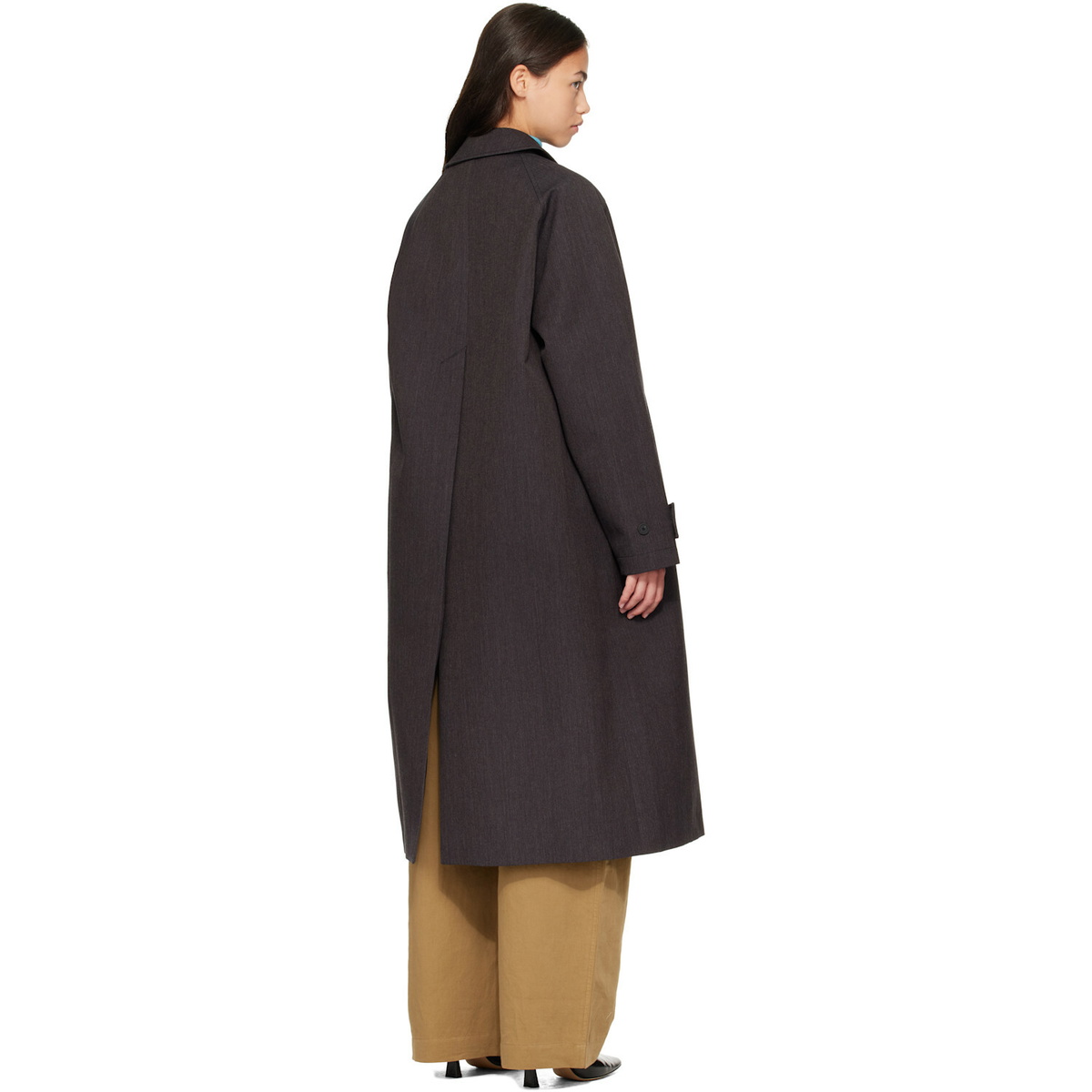 Studio Nicholson Brown Holin Trench Coat