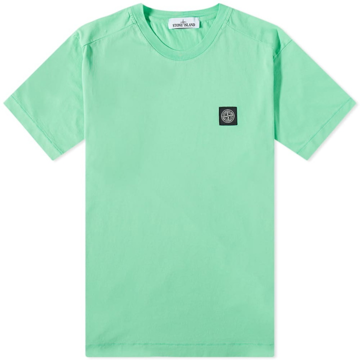 Photo: Stone Island Men's Patch T-Shirt in Light Green