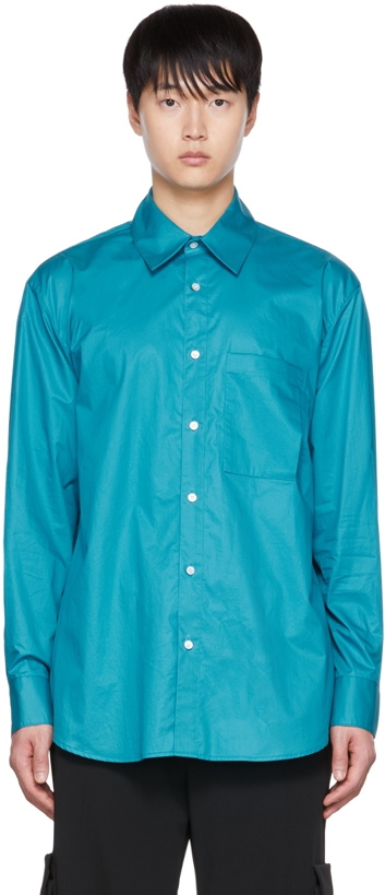Photo: Wooyoungmi Blue Button Up Shirt