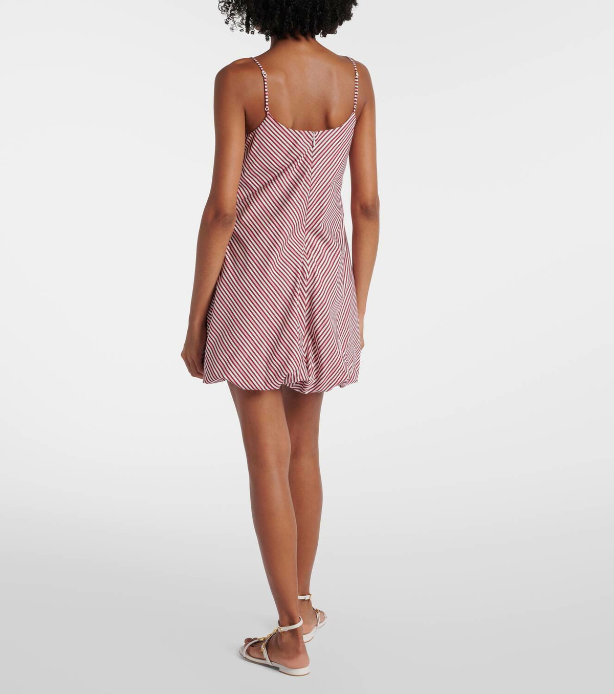 Faithfull Aniela striped cotton minidress