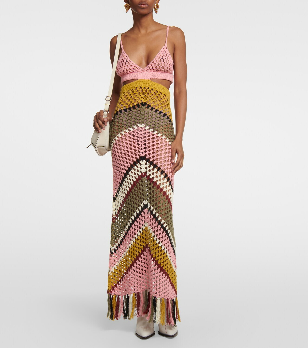 【DODO BAR OR】corin llic crochet-knit coverup Women's Crochet-Style Coverup Short | Women's Swimwear