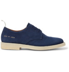 Common Projects - Cadet Suede Derby Shoes - Navy