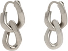 Maison Margiela Silver Gourmette Collection Earrings