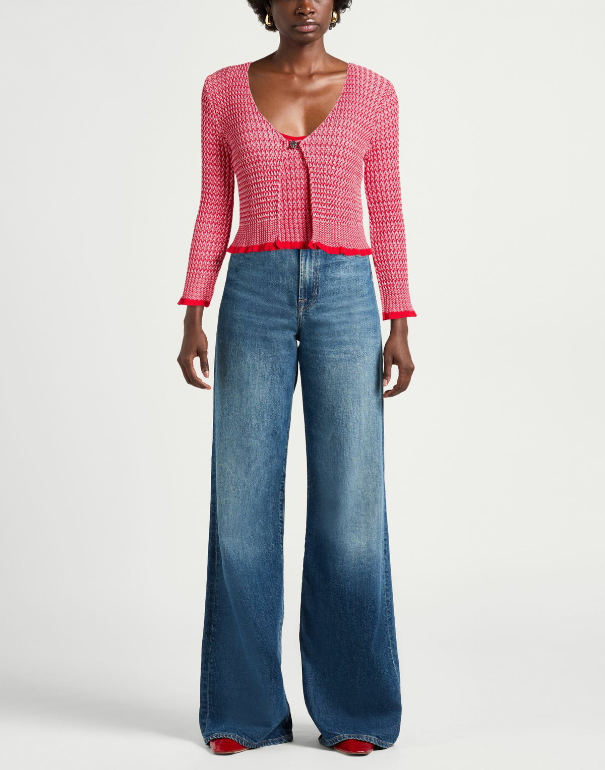 Maje Womens Twin set in Red