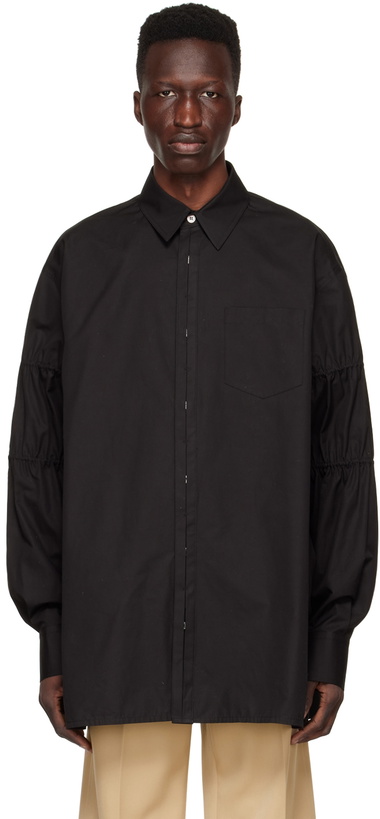 Photo: We11done Black Cotton Shirt