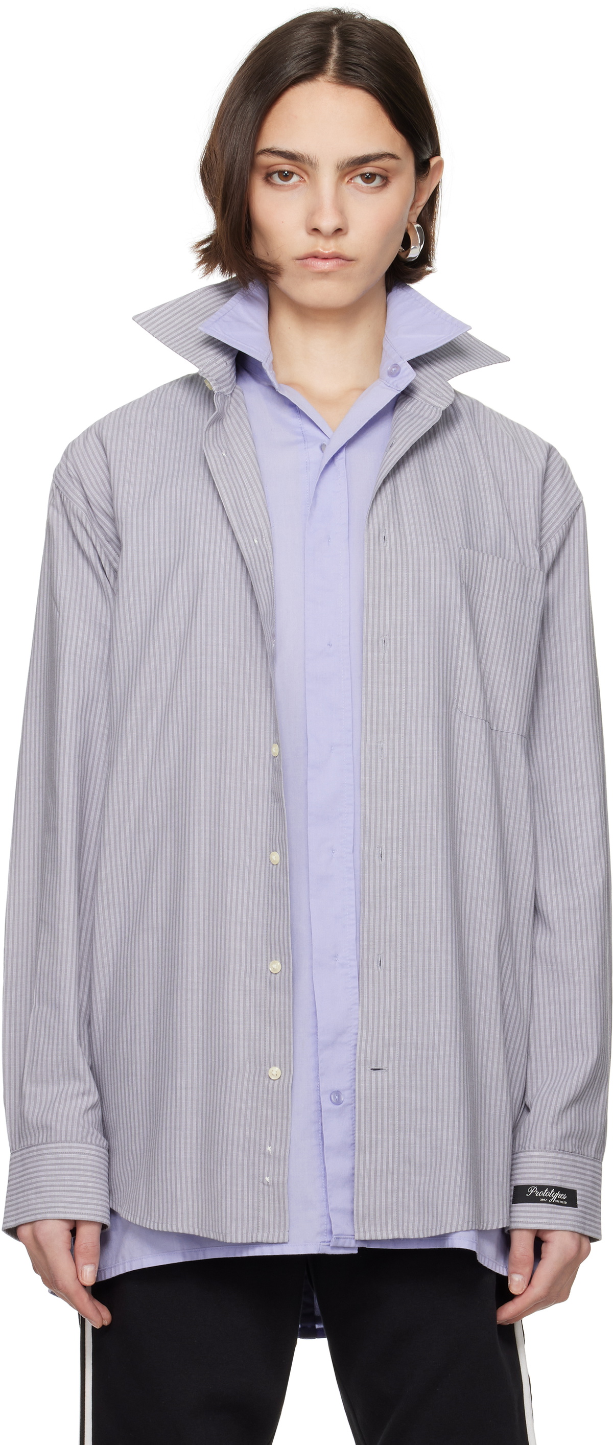 Prototypes Black Twisted L.S. Polo PROTOTYPES