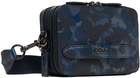 Coach 1941 Black & Navy Charter Crossbody Bag