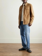 The Row - Bento Panelled Shearling Shirt Jacket - Neutrals