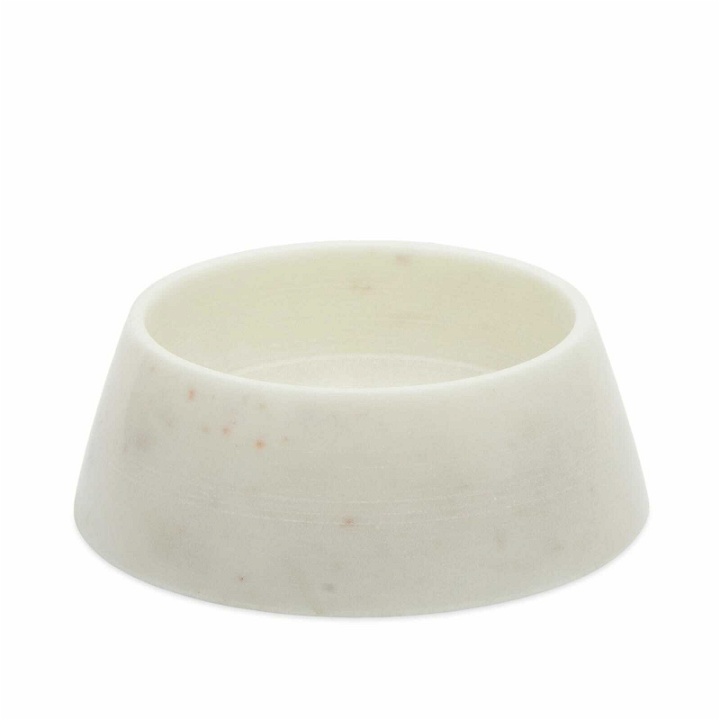 Photo: Puebco Marble Pet Bowl in White 