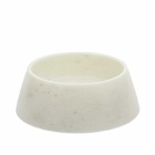 Puebco Marble Pet Bowl in White 