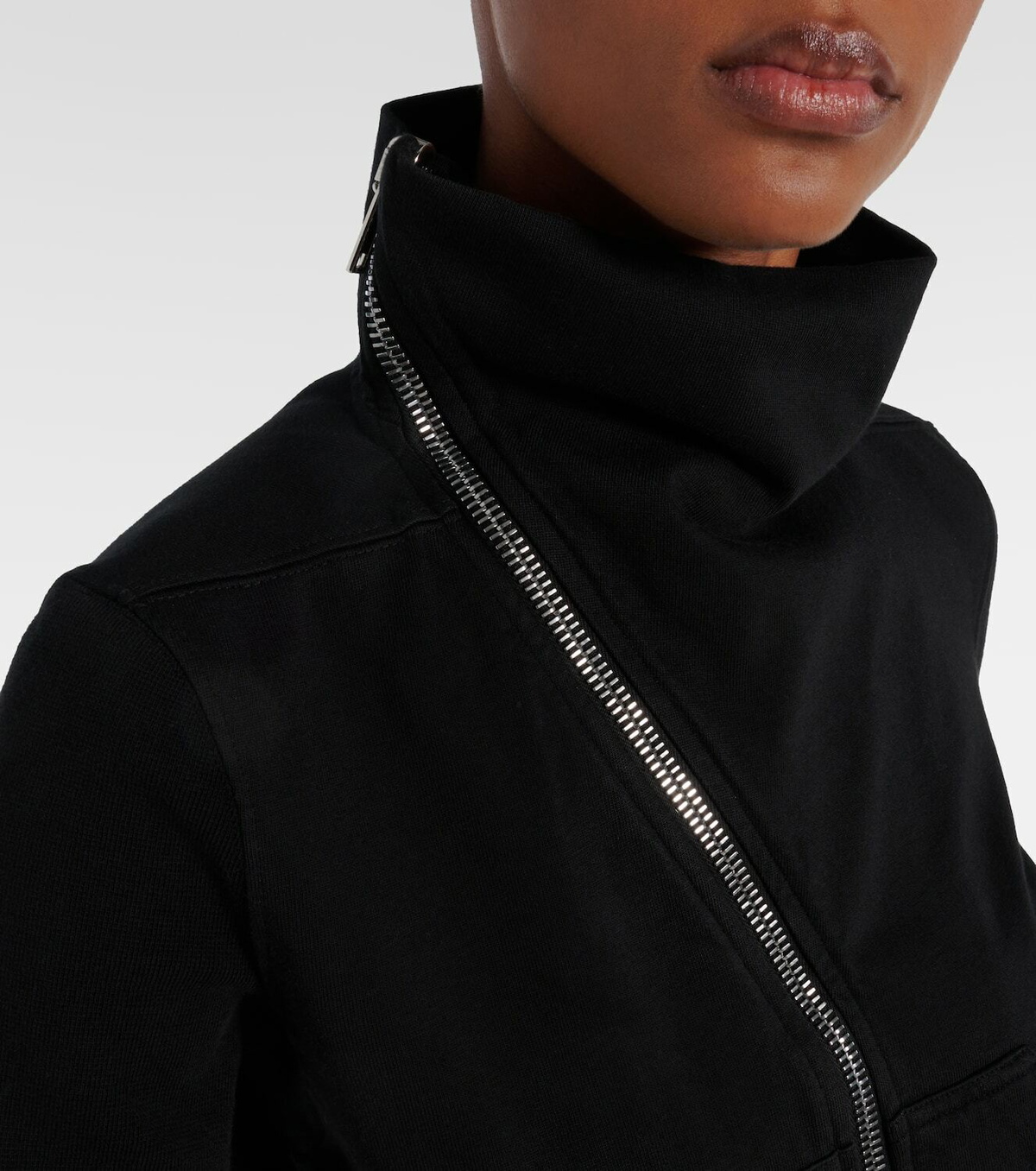 Rick Owens Mountain cotton jersey hoodie