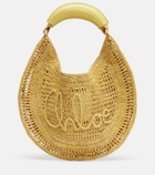 Chloé Summer Banana raffia shoulder bag