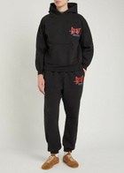 Saint Mxxxxxx Logo-print Cotton Sweatpants Black