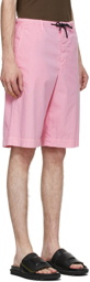 Dries Van Noten Pink Poplin Shorts