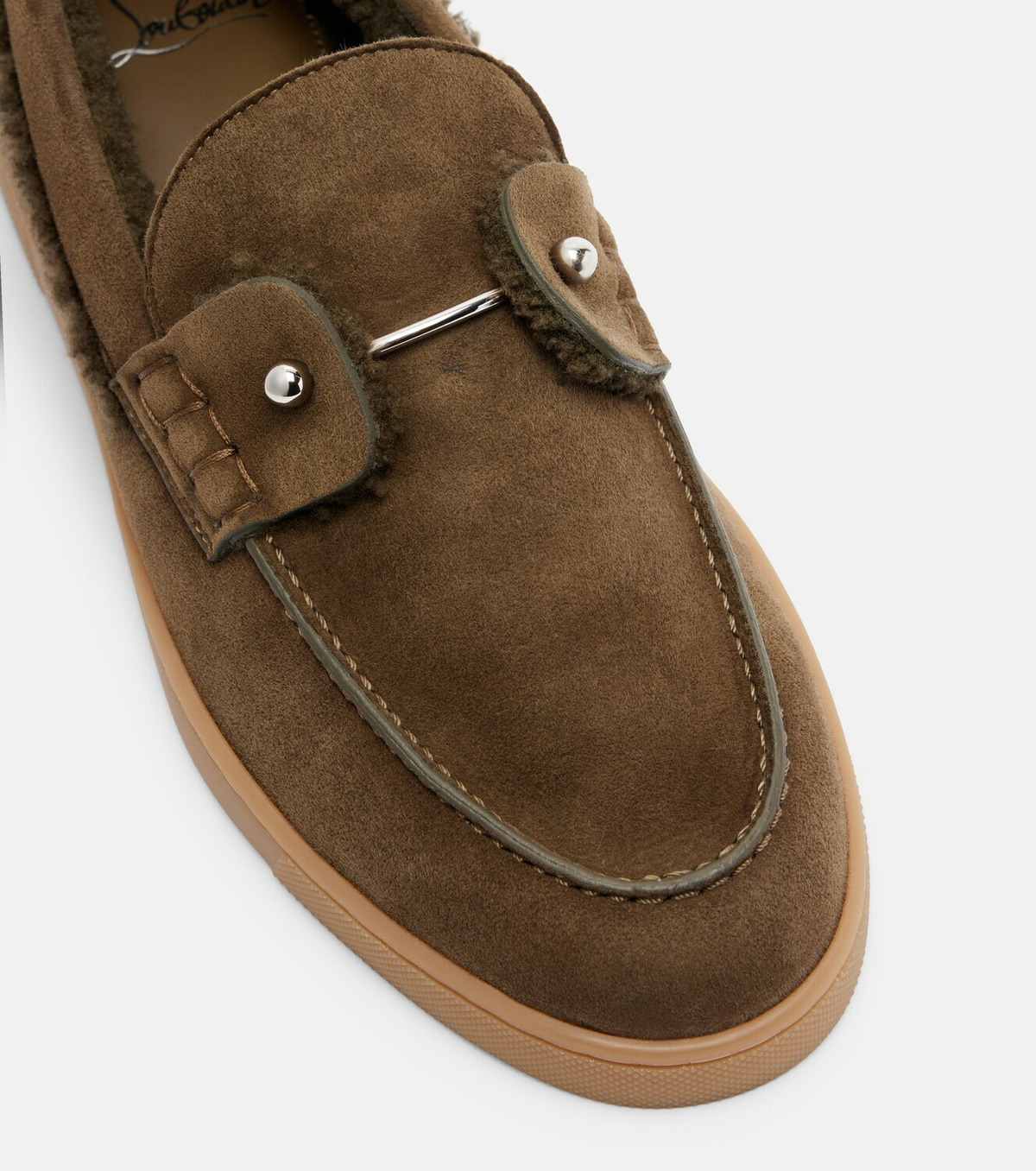 Christian Louboutin Chambeliboat suede loafers