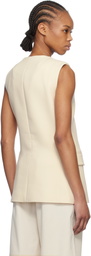 rag & bone Beige Bartlet Vest