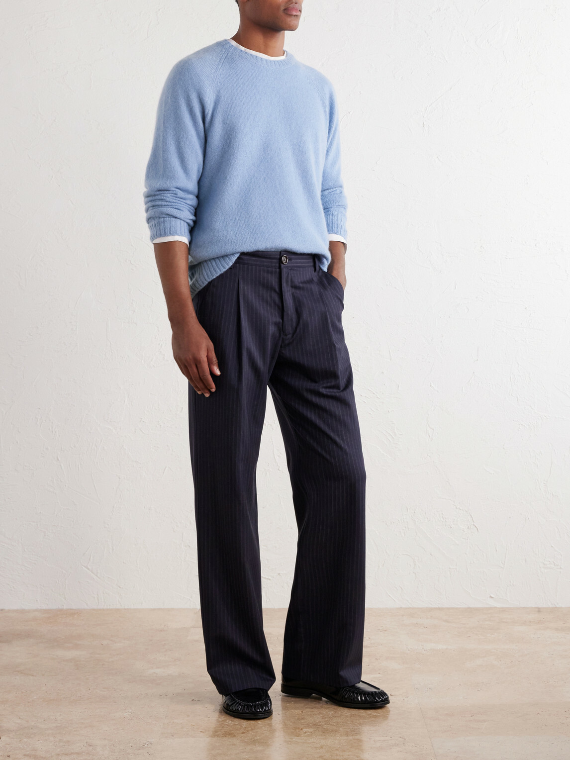 James Perse - Cashmere-Jersey Sweater - Blue