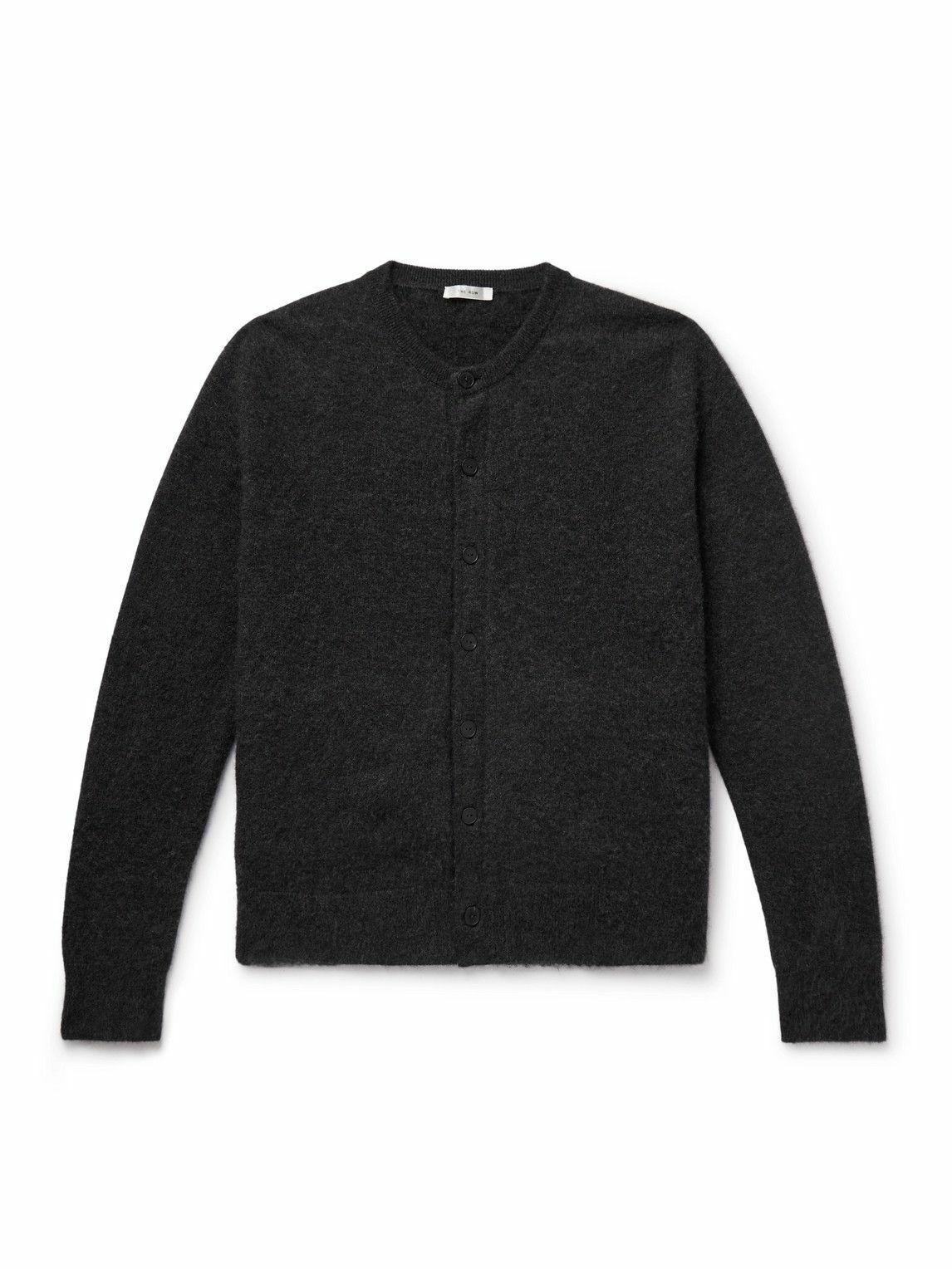 The Row - Danube Brushed Cashmere and Silk-Blend Cardigan - Gray