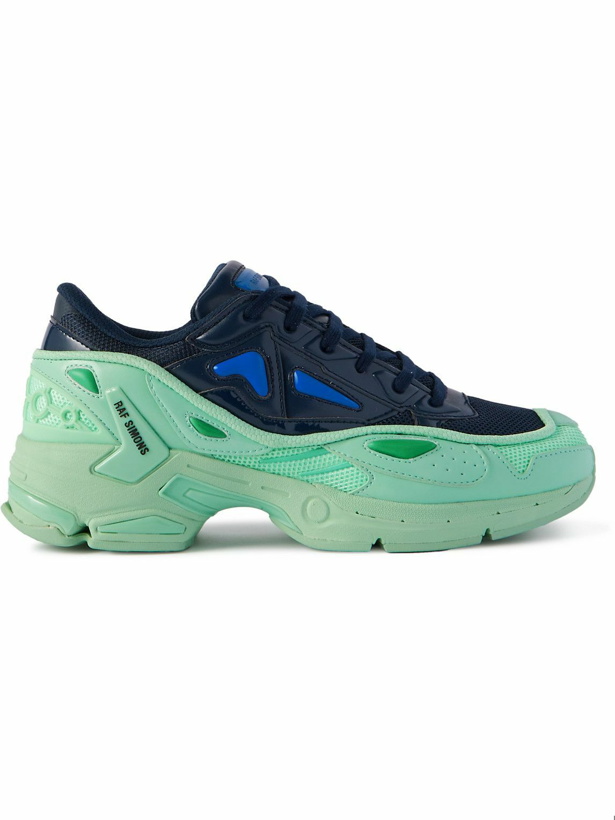 Photo: Raf Simons - Pharaxus Mesh and Rubber Sneakers - Blue