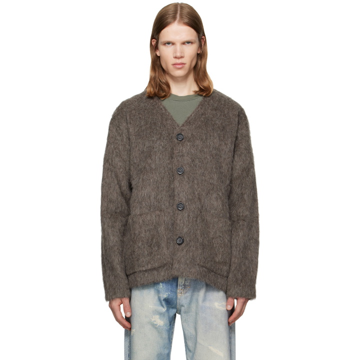 Photo: OUR LEGACY Taupe Wool Cardigan