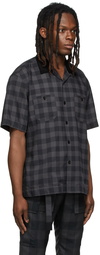 Sacai Grey & Black Buffalo Check Shirt