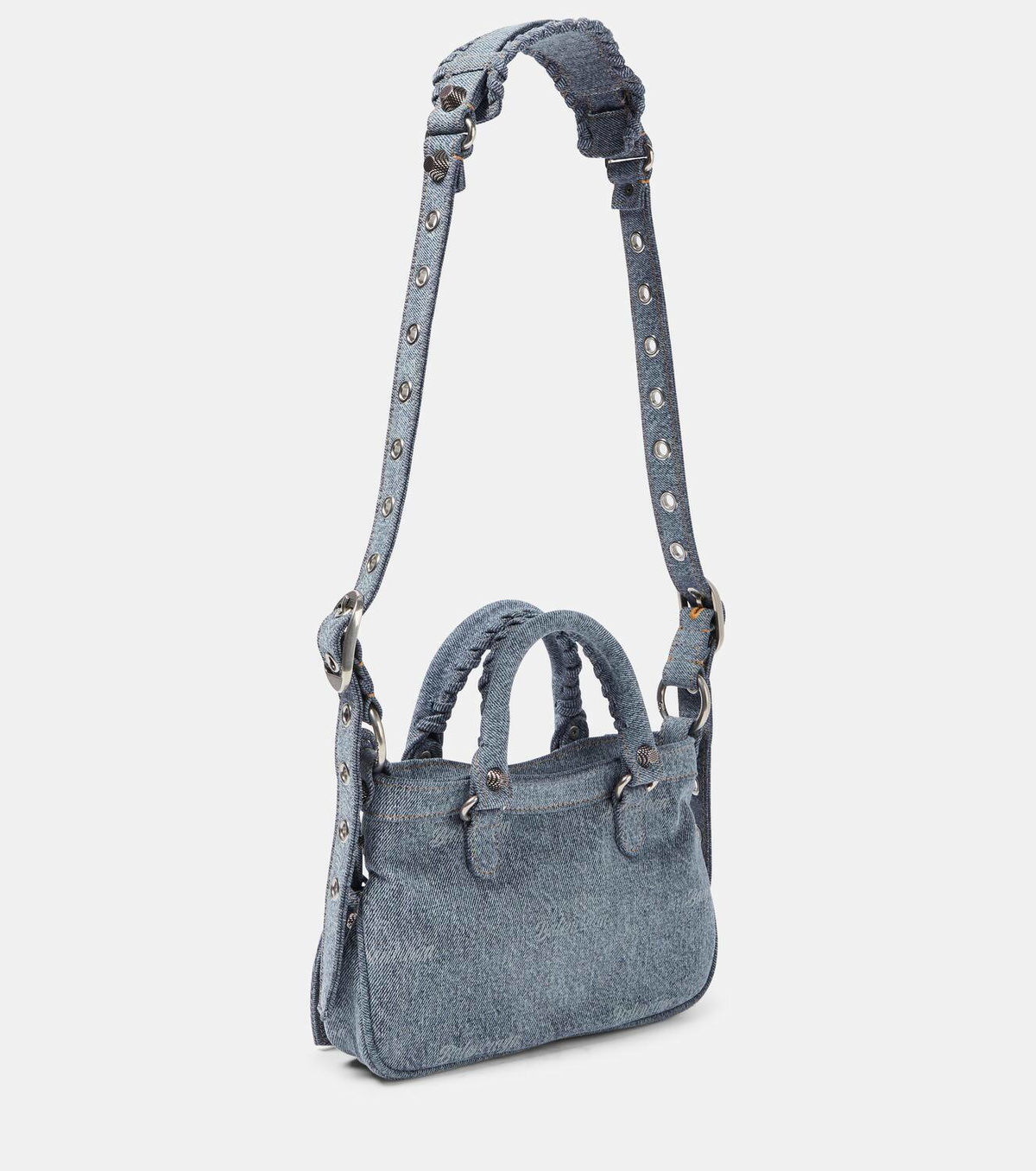 Balenciaga Neo Cagole Small denim tote bag Balenciaga