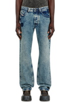 Diesel Regular Jeans Low Waist 1985 Larkee, Medium blue, Button fly