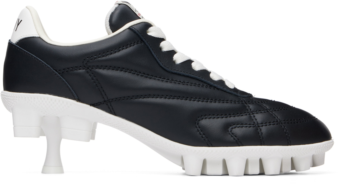 Maison MIHARA YASUHIRO Black Spike Sole Sneaker Heels