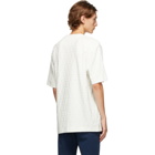 Fendi White Velour Forever Fendi T-Shirt