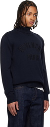 Givenchy Navy Cotton Turtleneck Sweater
