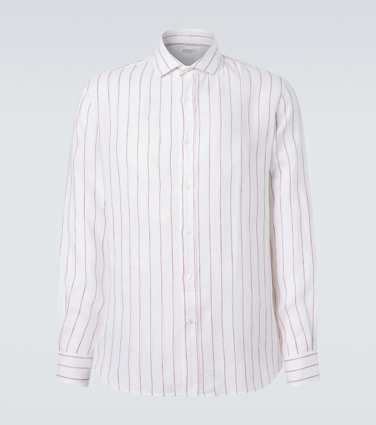 Brunello Cucinelli Striped linen shirt