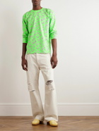 ERL - Printed Cotton-Jersey T-Shirt - Green
