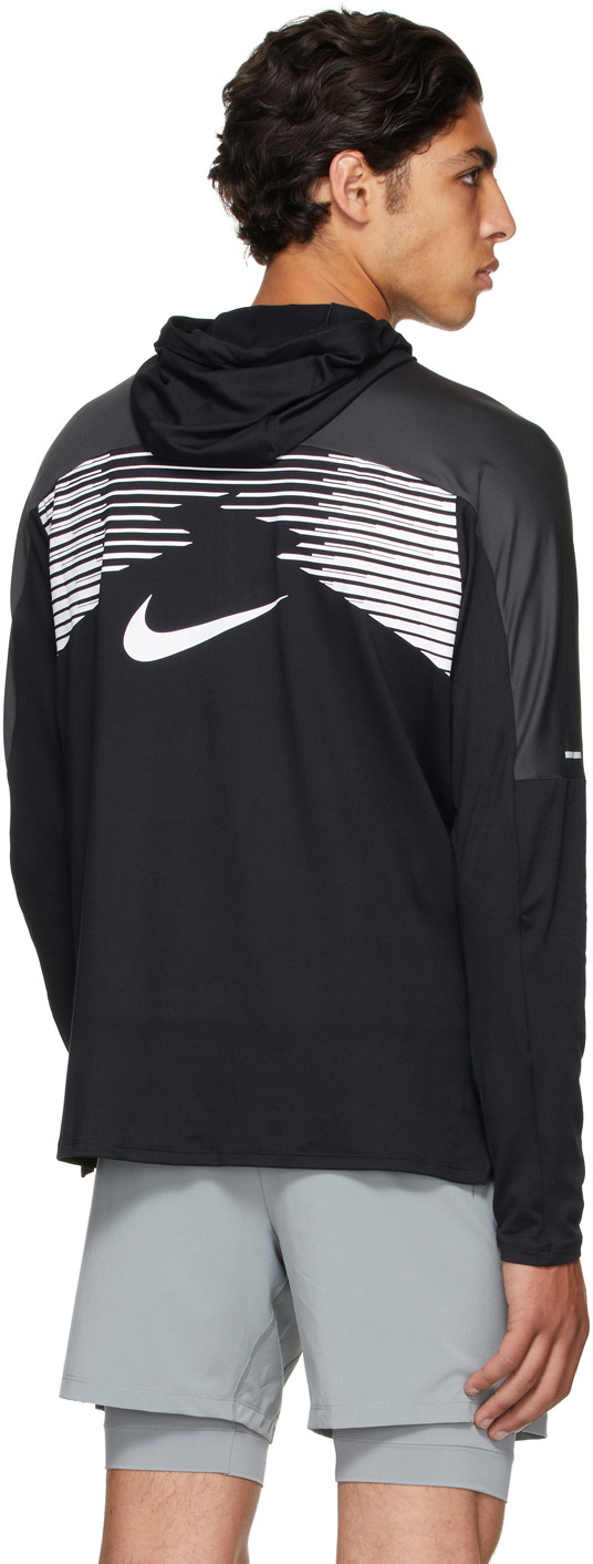 Nike Black Dri FIT Trail Hoodie Nike