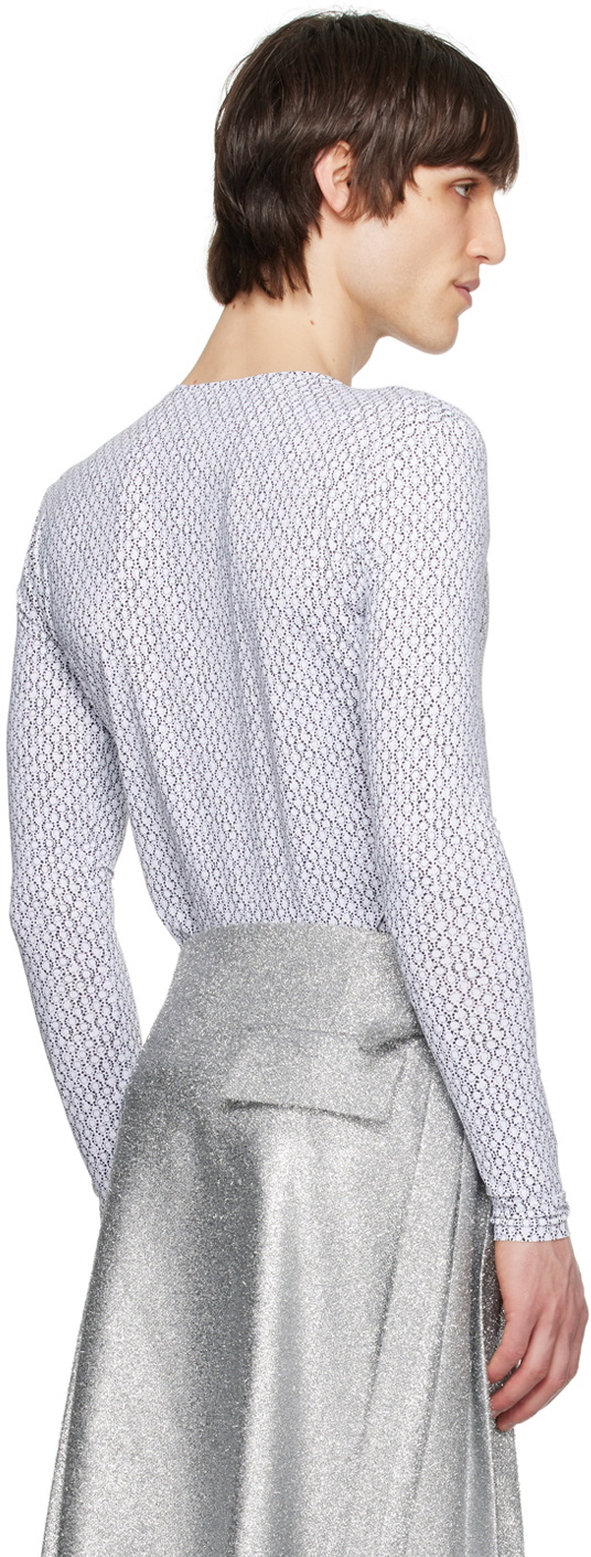 SAPIO White & Black Nº 22 Long Sleeve T-Shirt