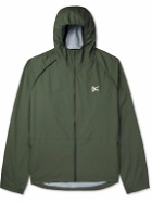 DISTRICT VISION - Max Shell Hooded Jacket - Green