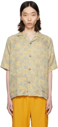 NEEDLES Gray & Beige Cabana Shirt