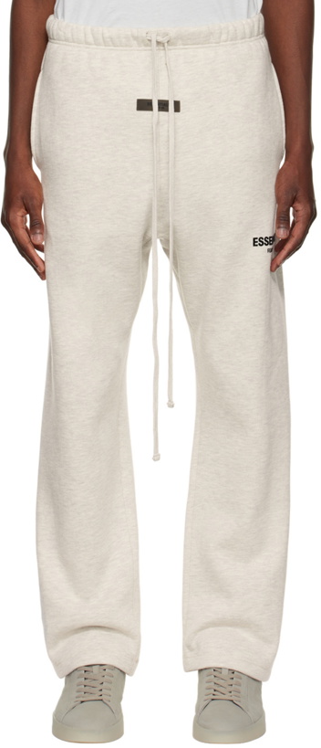 Photo: Fear of God ESSENTIALS Off-White Relaxed Lounge Pants