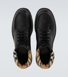 Burberry Rogue leather combat boots