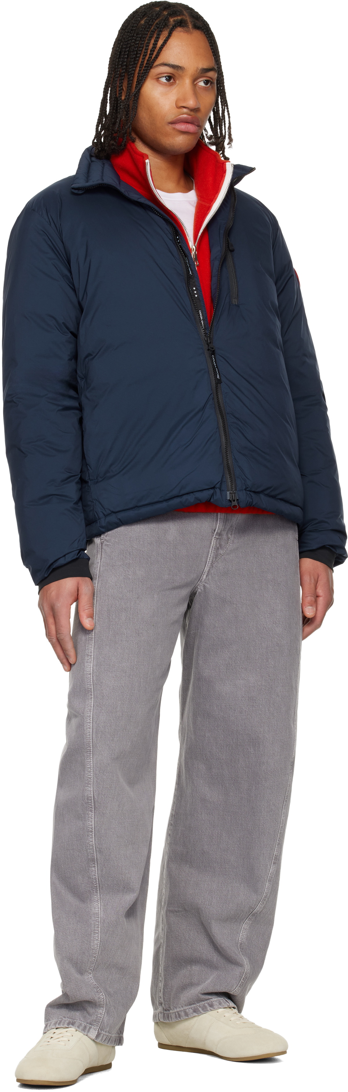 Canada Goose Navy Lodge Down Jacket
