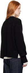 Guest in Residence Black Cozy Sweater