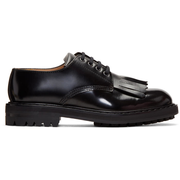 Photo: Alexander McQueen Black Fringed Derbys