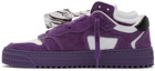 Off-White Purple & Off-White Floating Arrow Sneakers