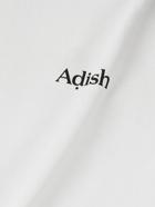 Adish - Logo-Print Cotton-Jersey T-Shirt - Neutrals