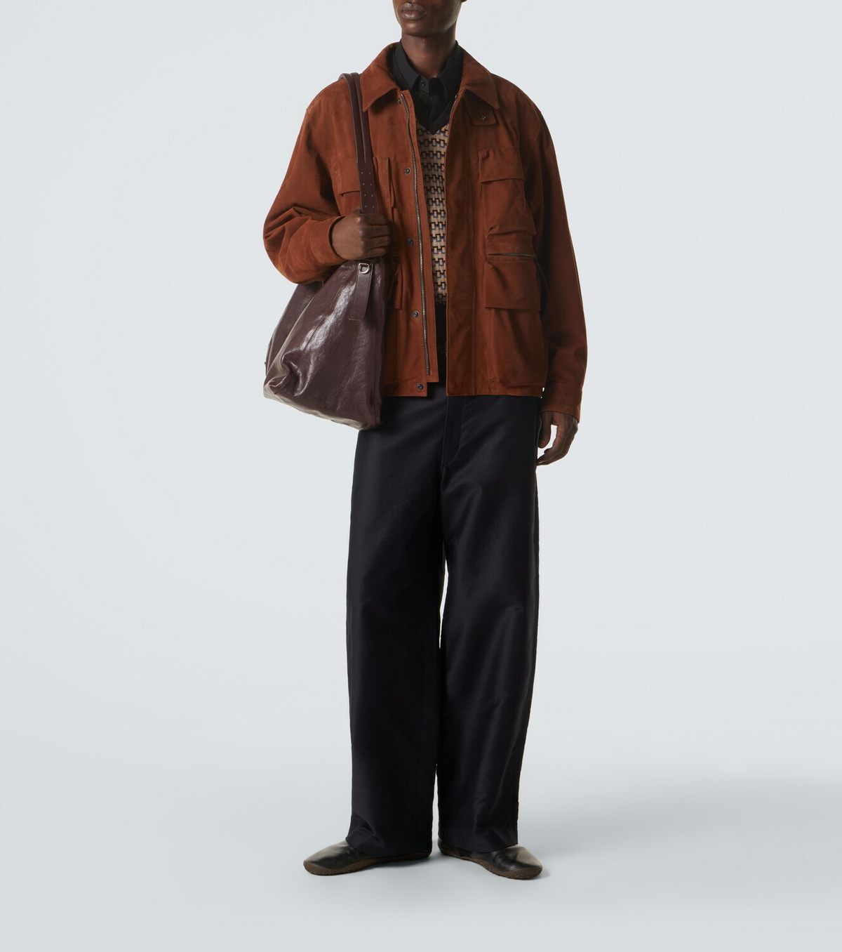 Lemaire Leather shoulder bag